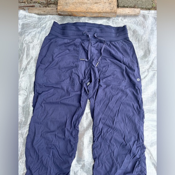 Lululemon dance studio pants sz 10 reg blue - Picture 3 of 10